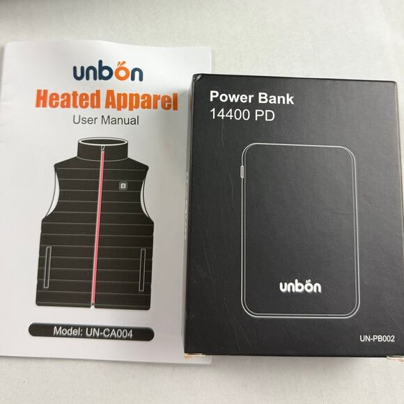 UNBON Heated Vest Women's XXL with Battery Pack black - Picture 5 of 11